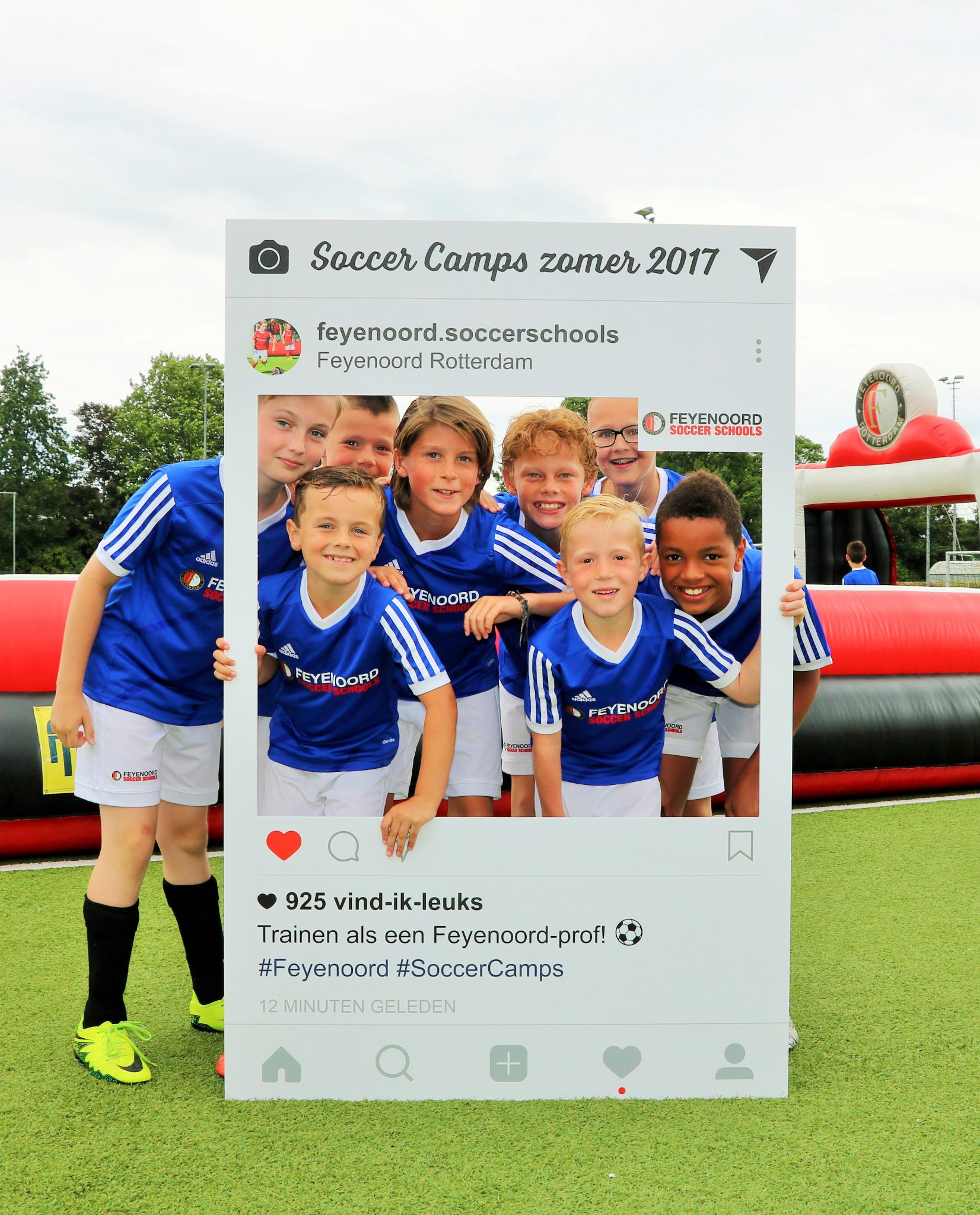 Feyenoord soccer Camp bij vv Internos