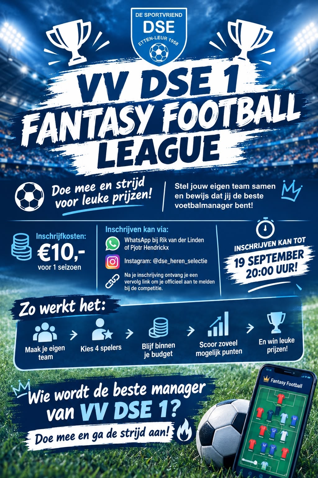 VV DSE 1 FANTASY FOOTBALL LEAGUE