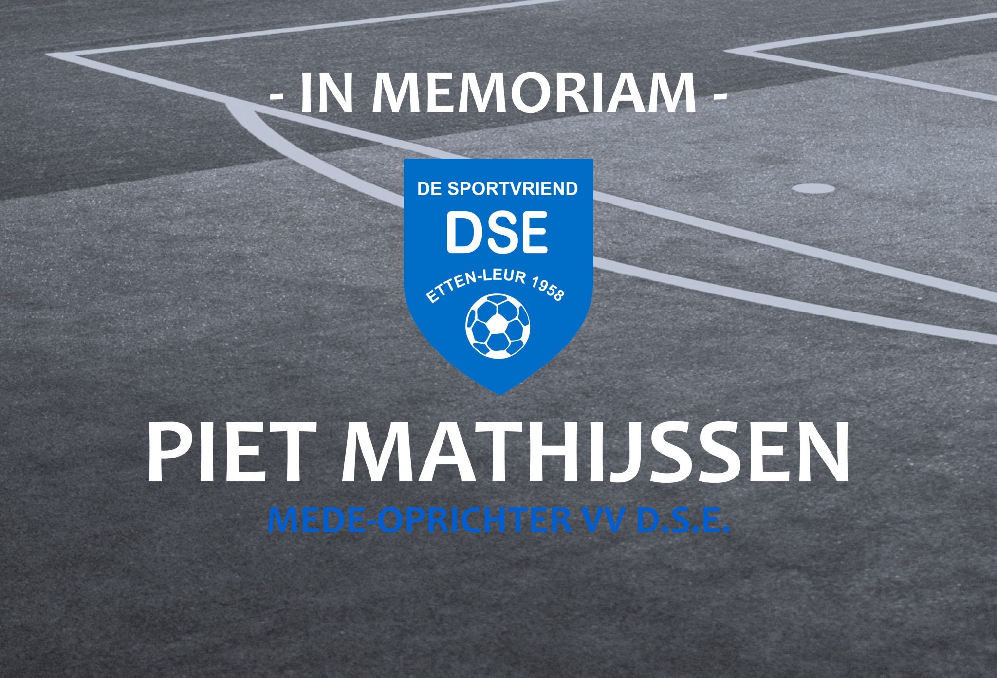 Overlijden Piet Mathijssen